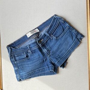Abercrombie & Fitch Women's Indigo Denim Shorts